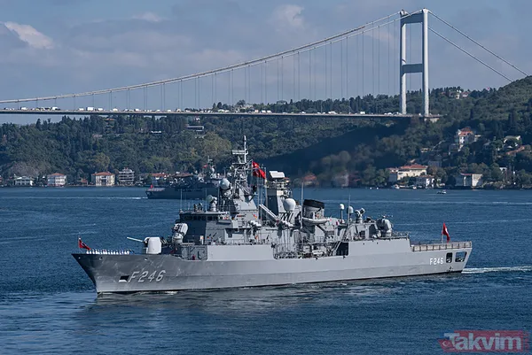 Preveze Deniz Zaferi’nin 486’ncı yıl dönümü: TCG Anadolu ve 15 savaş gemimiz İstanbul Boğazı'ndan geçti - 34