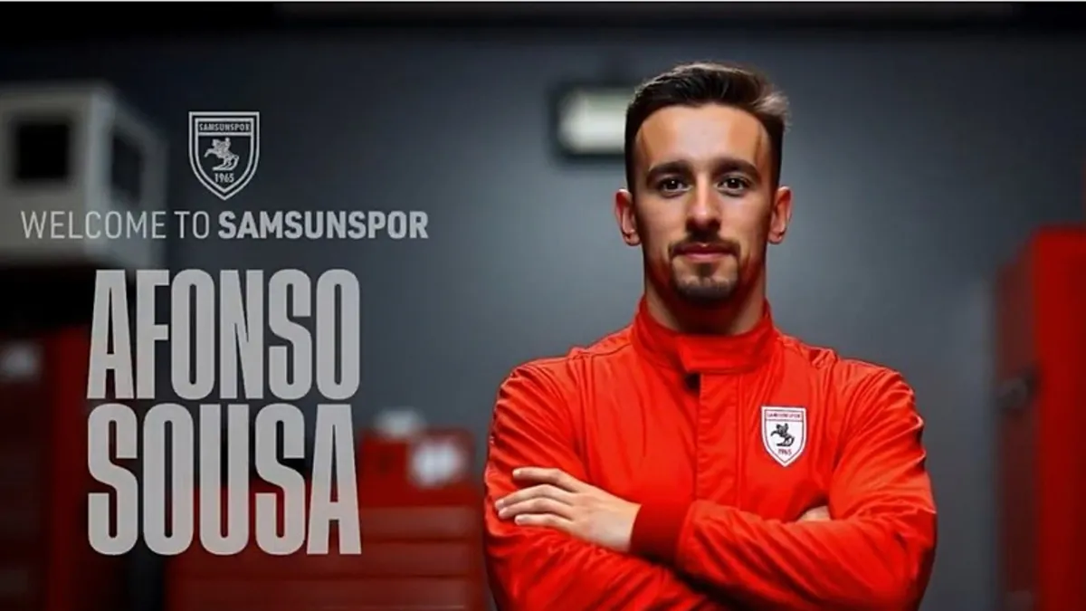 Afonso Sousa resmen Samsunspor'da!