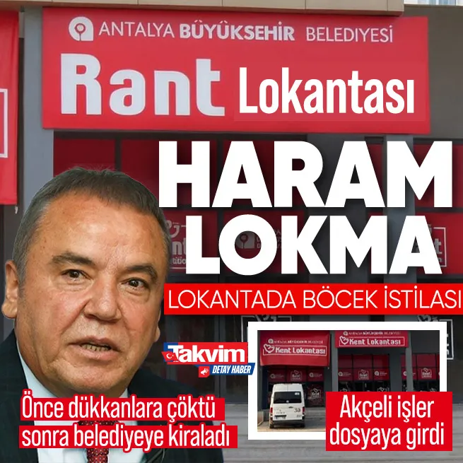CHPli Antalya BBnin Kent Lokantası rant lokantası çıktı! Önce dükkanlara çöktüler sonra belediyeye kiraladılar | Böcekin akçeli işleri