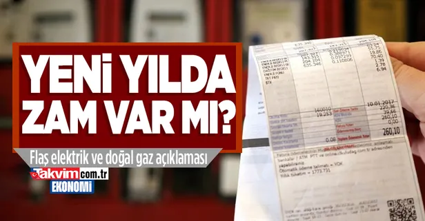 Elektrik ve doğal gaza zam olacak mı? Bakan Dönmez açıkladı