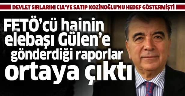 Kaşif Kozinoğlu'nu hedef gösteren eski MİT'çi Enver Altaylı'nın Gülen'e gönderdiği raporlar ortaya çıktı! Dikkat çeken İlker Başbuğ detayı!