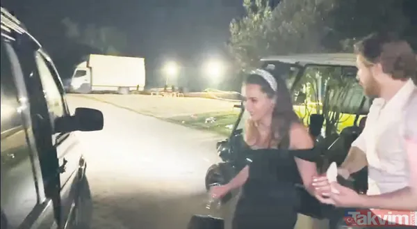 Kaçarcasına uzaklaştılar! Çiçeği burnunda aşıklar Hande Doğandemir ve Furkan Palalı ilk kez görüntülendi - 5