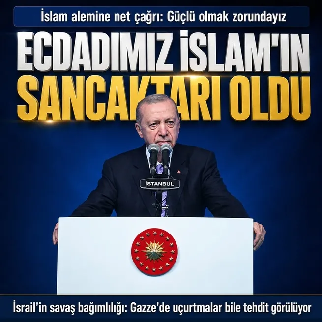 Başkan Erdoğandan İslam alemine net çağrı: Güçlü olmak zorundayız! İsrailin soykırımına sert tepki