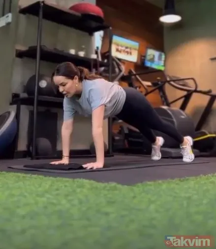 Bengü spor salonundan öyle bir paylaşım yaptı ki sosyal medya çalkalandı! Ağızları açık bıraktı “Kim der iki çocuk annesi diye” - 8