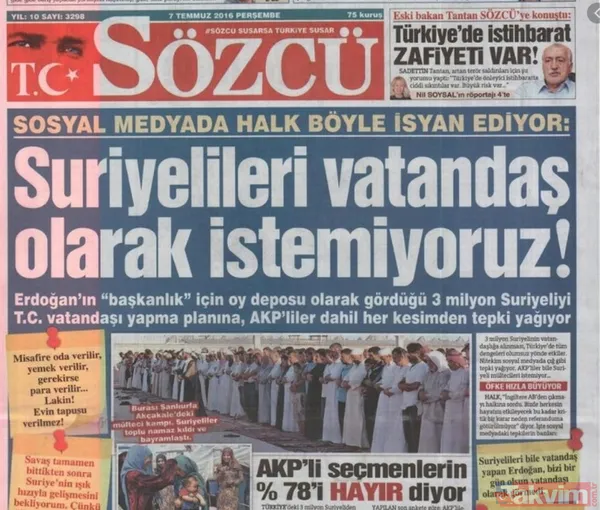 İşte Sözcü, Birgün ve Cumhuriyet'in Suriyeli çelişkisi! Asıl amaç Türkiye düşmanlığı! - 2