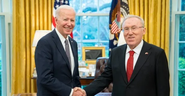 ABD Başkanı Joe Biden Türkiye’nin Washington Büyükelçisi Hasan Murat Mercan’ı kabul etti