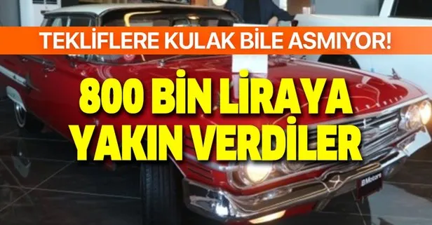 800 bin liraya yakın teklif geldi kulak bile asmıyor! 20. yüzyılın en unutulmazlarından! 1960 model Chevrolet...