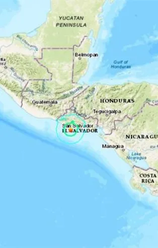 Son dakika: El Salvador'da 5.9 büyüklüğündeki deprem panik yarattı