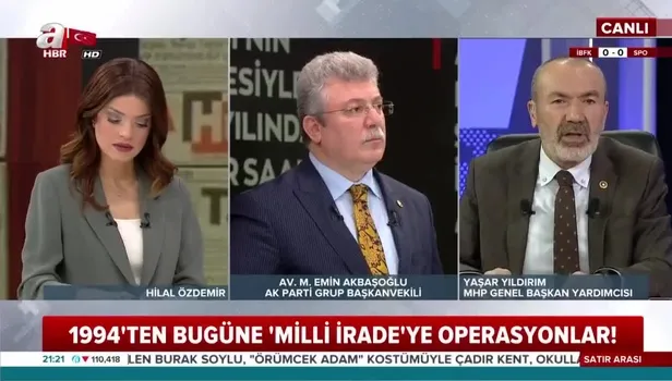 MHP'li Yıldırım canlı yayında tek tek açıkladı: FETÖ'nün siyasi ayağı CHP'dir