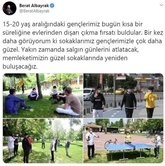 hazine-ve-maliye-bakani-berat-albayrak-twitterdan-paylasti-sokaklarimiz-genclerimizle-cok-daha-guzel-1589572225962.jpeg Hazine ve Maliye Bakanı Berat Albayrak Twitter'dan paylaştı: Sokaklarımız gençlerimizle çok daha güzel-1