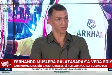 Fernando Muslera Galatasaray'a veda ediyor!