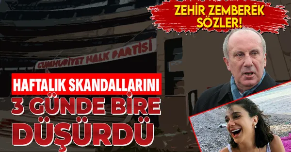 Muharrem İnce: CHP haftalık skandallarını 3 günde bire düşürdü!-1