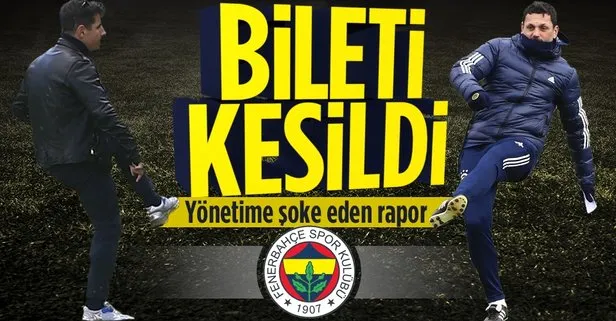 Fenerbahçe yönetimi düğmeye bastı: Erol Bulut’un bileti kesildi