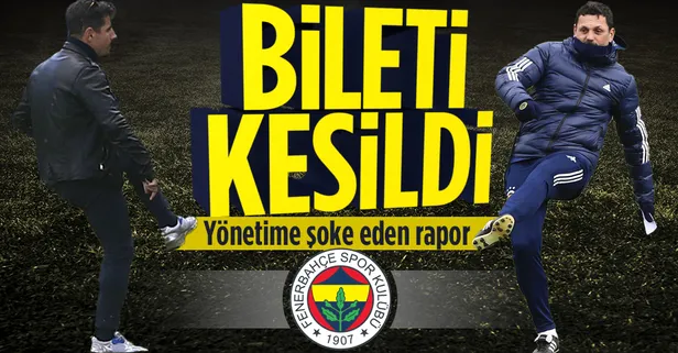 Fenerbahçe yönetimi düğmeye bastı: Erol Bulut'un bileti kesildi