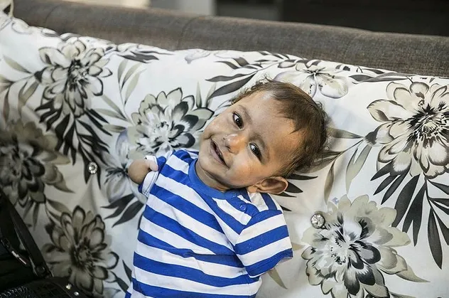 Türkiye'ye getirilen İdlibli Muhammed bebek tetkikler için hastaneye götürüldü