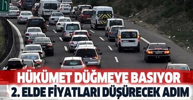 İkinci el otomobil fiyatlarını anında düşürecek dev hamle