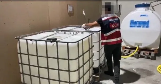 Sahte içki çetesine şafak baskını