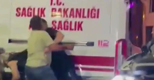 Esenyurt'ta sağlık çalışanlarına motorlu saldırı: O anlar kamerada