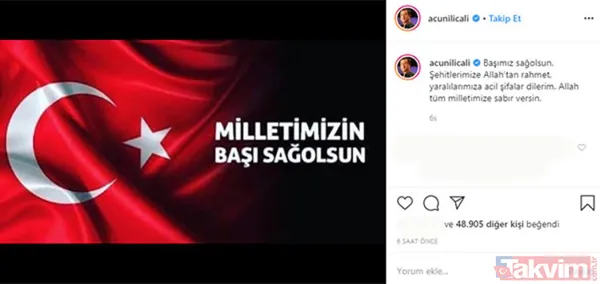 İdlib'deki alçak saldırı sonrası ünlülerden Mehmetçiğe destek mesajları - 3