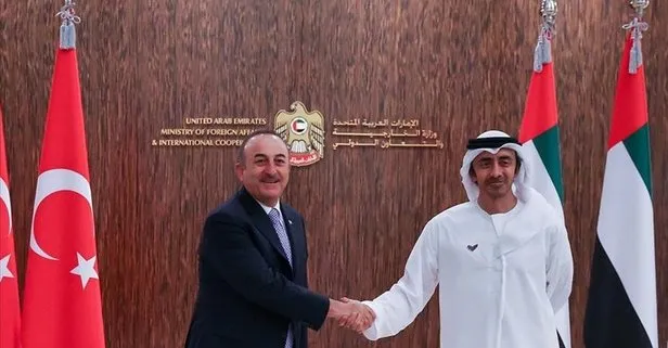 Dışişleri Bakanı Çavuşoğlu, BAE’li mevkidaşı Al Nahyan ile görüştü