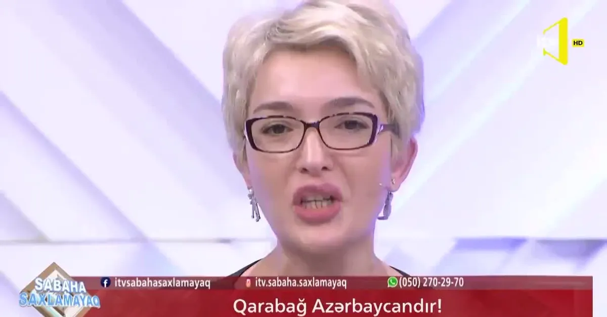 Azerbaycan kanalında sevinç gözyaşları: Bazı topraklarımız işgalden azad olmuş