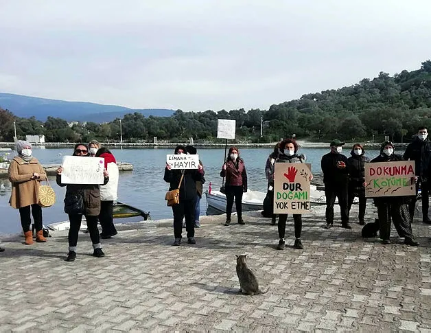 Antik kente liman yapılması planına halktan tepki