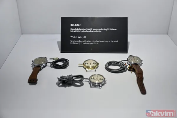 MİT'ten "Temas İstanbul" sergisi! İşte ajanların kullandığı malzemeler ve gizli silahlar - 7