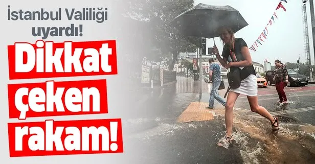 Son dakika haberi: İstanbul Valiliği’nden şiddetli yağışlarla ilgili açıklama