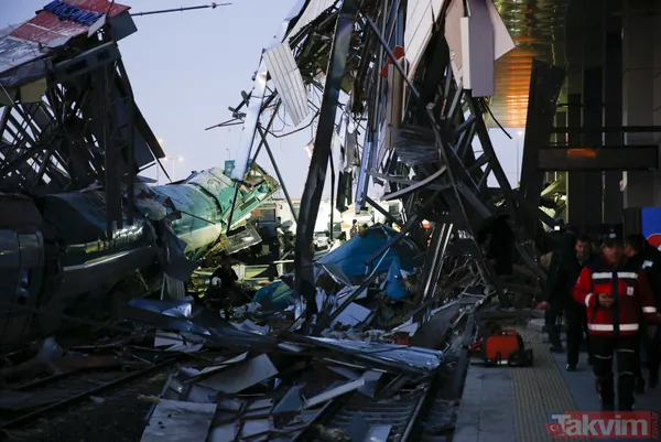 Son dakika: Ankara'da tren kazası! Yüksek Hızlı Tren ile banliyö treni çarpıştı - 28