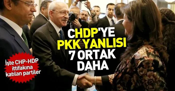 CHP’ye PKK yanlısı 7 ortak daha! İşte HDP’nin ittifak yapacağı partiler