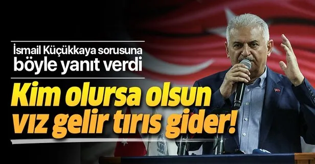 AK Parti’nin İstanbul adayı Binali Yıldırım’dan İsmail Küçükkaya açıklaması