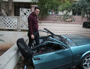 İkiye ayrılan araçtan burnu bile kanamadan çıkmıştı! O sürücü konuştu
