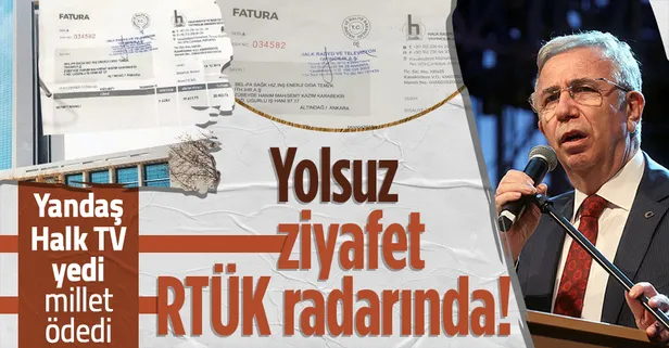 RTÜK'ten "CHP'li ABB Halk TV'ye 30 bin lira yemek ödemesi yaptı" iddiasına inceleme