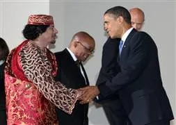 Kaddafi, Obama’ya ’oğlum’ dedi