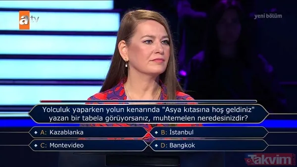 Kenan İmirzalıoğlu sordu, Kim Milyoner Olmak İster'de Yeşilçam rüzgarı esti! Neşeli Günler, Münir Özkul ve Adile Naşit... - 40
