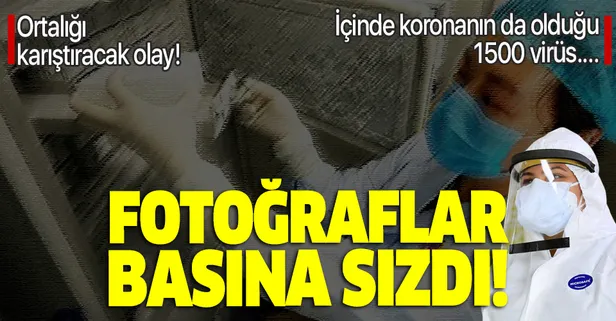 Dünyayı şoke eden görüntüler basına sızdı! Meğer Çin Wuhan'daki laboratuvarda koronavirüsün de olduğu 1500 virüsü saklıyormuş!