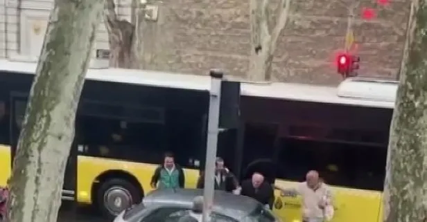 İstanbullunun canı tehlikede! Beşiktaş'ta iki İETT otobüsü kaza yaptı | Yolcular tepki gösterince sürücü kaçtı
