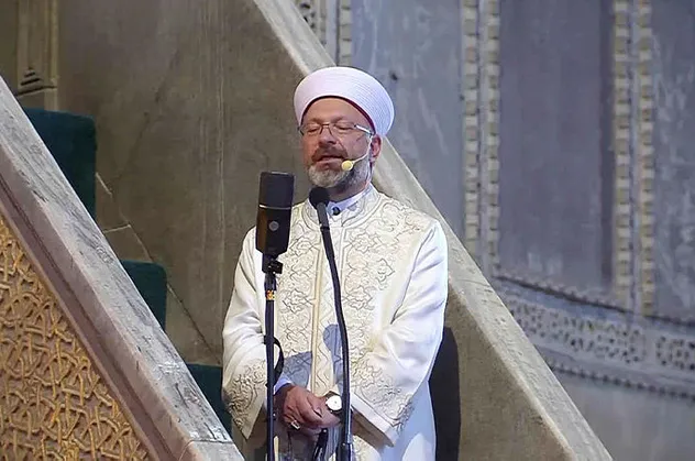 Diyanet İşleri Başkanı Erbaş Ayasofya-i Kebir Cami-i Şerifi'nde bayram namazı kıldıracak