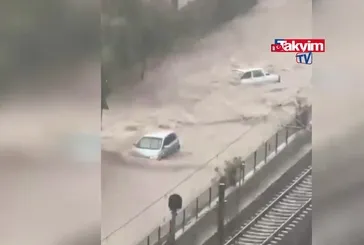Yağışın sele dönüştüğü bir il daha: Adana