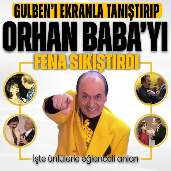 Erkan Yolaç’ın ünlülerle gülümseten anları! Gülben Ergen’i ekranla tanıştırıp Orhan Gencebay’ı fena sıkıştırdı: Şivesi bile değişti!