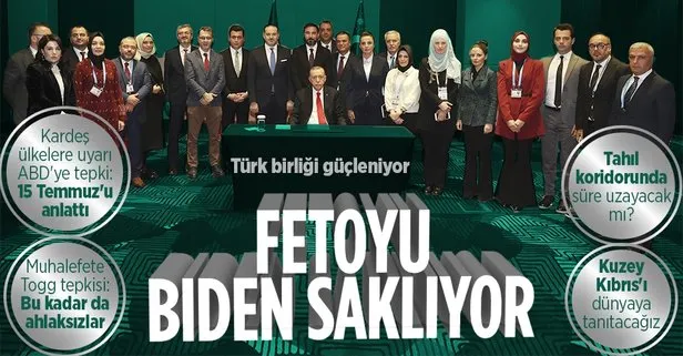 Başkan Erdoğan’dan Özbekistan’da flaş açıklamalar: Biden FETO’yu saklıyor