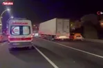 Ankara’da zincirleme trafik kazası: 1 yaralı