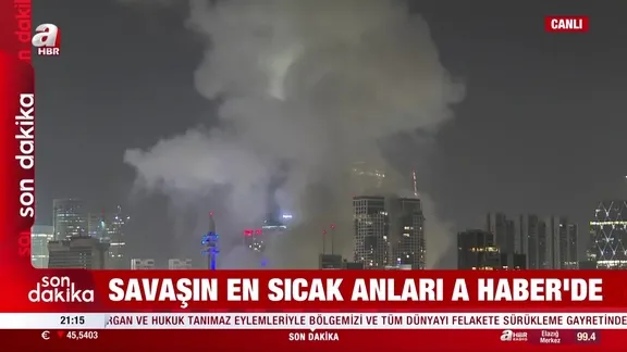 İran füzeleri Tel Aviv semalarında