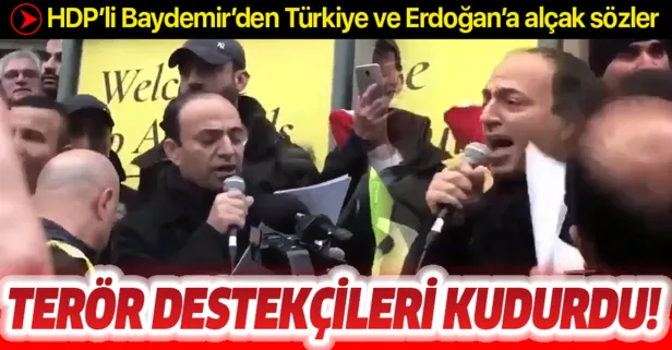 Terör destekçisi HDP'li Osman Baydemir'den Türkiye ve Başkan Erdoğan'a alçak hakaretler