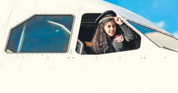 Şehit mühendis Zahide Ekici’nin kızı Ece Naz pilotluk hayaliyle THY’de ağırlandı