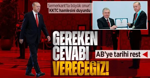 Başkan Erdoğan’dan Türk Devletleri Teşkilatı Devlet ve Hükümet Başkanları 9. Zirvesi’nde önemli açıklamalar
