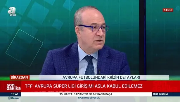 SON DAKİKA! TFF'den flaş Avrupa Süper Ligi açıklaması! "Kabul edilemez buluyoruz"