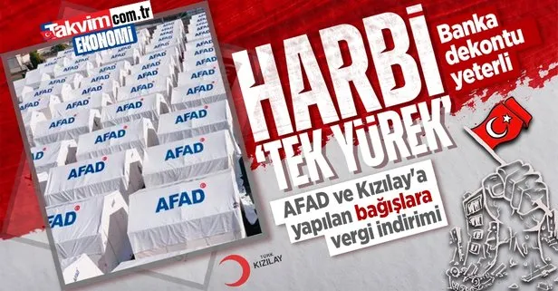 Türkiye Tek Yürek yayını sonrası duyurdular! AFAD ve Kızılay’a yapılan bağışlara vergi indirimi: Banka dekontu yeterli
