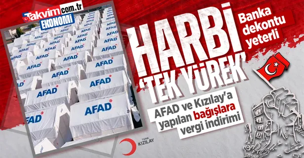 "Türkiye Tek Yürek" yayını sonrası duyurdular! AFAD ve Kızılay'a yapılan bağışlara vergi indirimi: Banka dekontu yeterli
