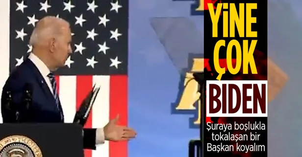 ABD Başkanı Joe Biden boşlukla tokalaştı! Yine sosyal medyanın diline düştü